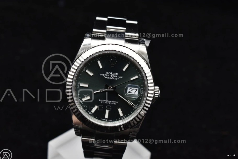 126334 Dial Oyster Bracelet VS3235 Edition 904L On Green 41 Best DateJust SS VSF 1:1 0116